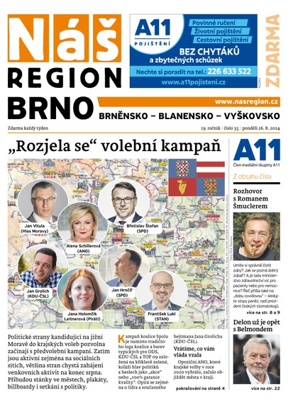 E-magazín Náš Region - Brno 35/2024 - A 11 s.r.o.