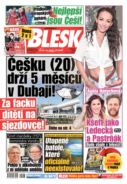 E-magazín Blesk - 24.08.2024 - CZECH NEWS CENTER a. s.