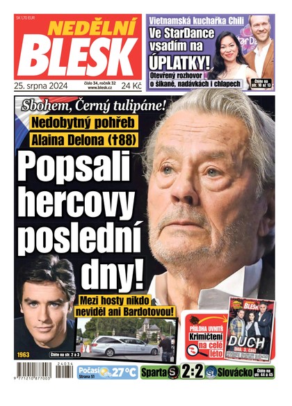 E-magazín NEDĚLNÍ BLESK - 25.08.2024 - CZECH NEWS CENTER a. s.