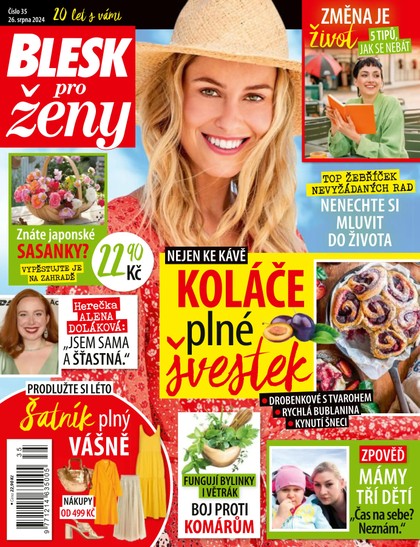 E-magazín BLESK PRO ŽENY - 35/2024 - CZECH NEWS CENTER a. s.