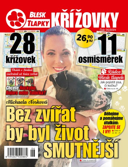 E-magazín Blesk Tlapky Křížovky - 6/2024 - CZECH NEWS CENTER a. s.