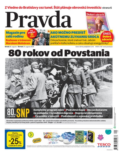 E-magazín Denník Pravda 28. 08. 2024 - OUR MEDIA SR a. s.