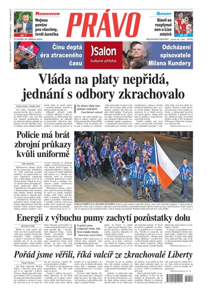 E-magazín Deník Právo - 29.8.2024 - Borgis, a.s.