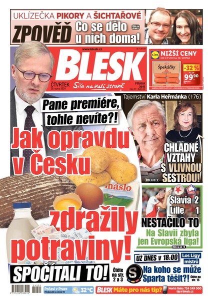 E-magazín Blesk - 29.08.2024 - CZECH NEWS CENTER a. s.