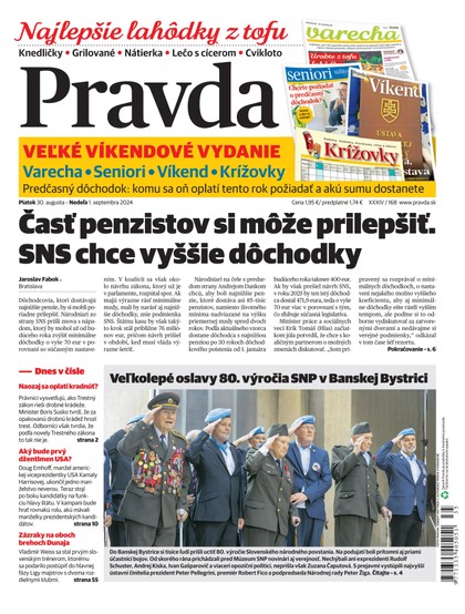 E-magazín Denník Pravda 30. 8. 2024 - OUR MEDIA SR a. s.