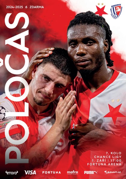 E-magazín Poločas 2024/25 č.6 Slavia - Pardubice - SK Slavia Praha