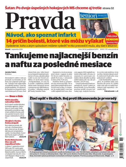 E-magazín Denník Pravda 3. 9. 2024 - OUR MEDIA SR a. s.