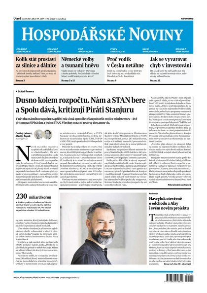 E-magazín HN 171 - 3.9.2024  - Economia, a.s.