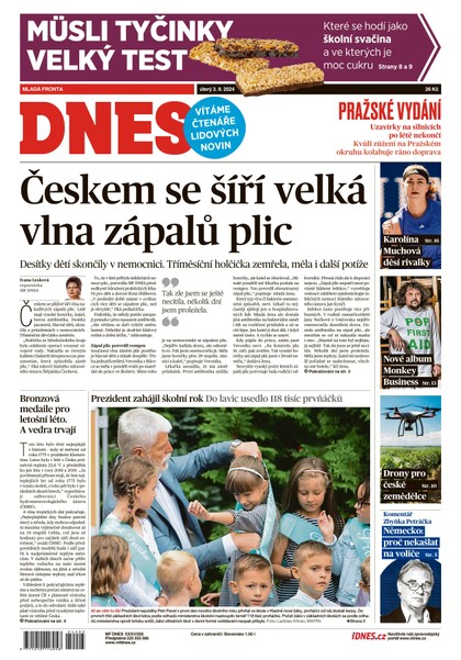 E-magazín MF DNES - 03.09.2024 - MAFRA, a.s.