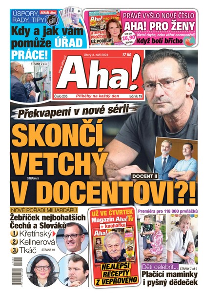 E-magazín AHA! - 03.09.2024 - CZECH NEWS CENTER a. s.