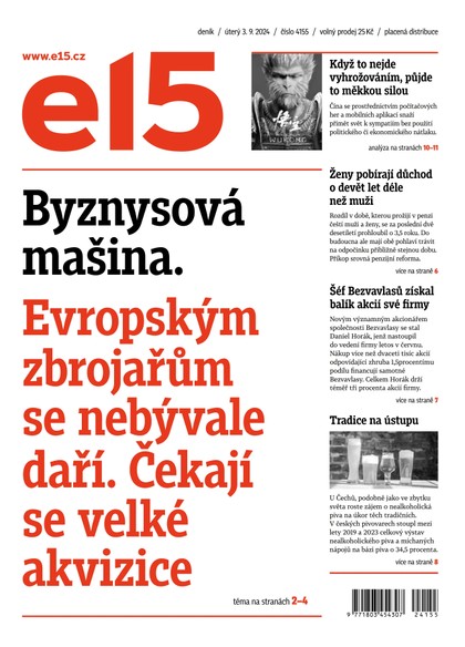 E-magazín E15 - 03.09.2024 - CZECH NEWS CENTER a. s.