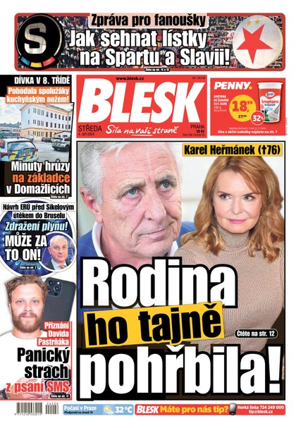 E-magazín Blesk - 04.09.2024 - CZECH NEWS CENTER a. s.