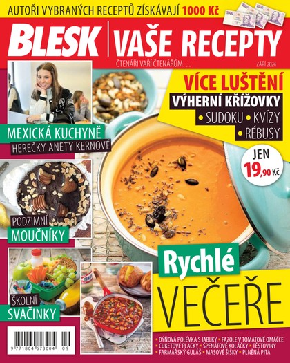 E-magazín BLESK VAŠE RECEPTY - 9/2024 - CZECH NEWS CENTER a. s.