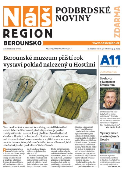 E-magazín Náš Region - Berounsko 36/2024 - A 11 s.r.o.