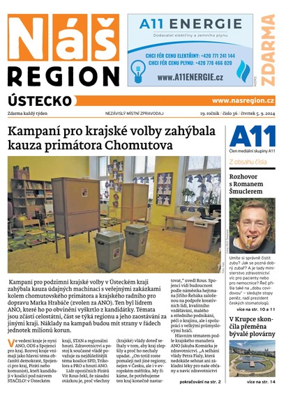 E-magazín Náš Region - Ústecko 36/2024 - A 11 s.r.o.