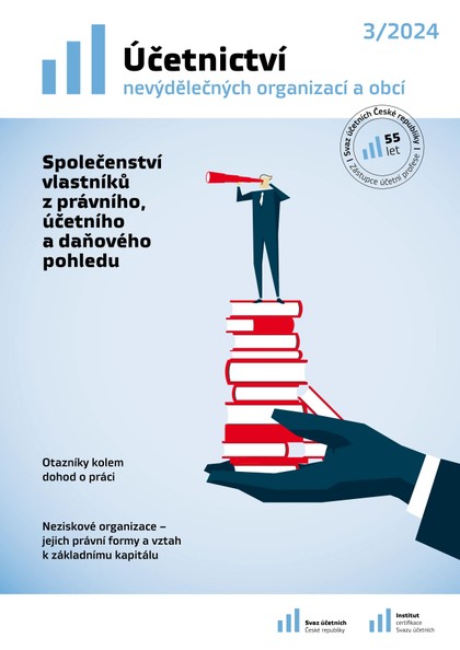 E-magazín Účetnictví nevýdělečných organizací a obcí č. 3/2024 - Svaz účetních České republiky, z. s.