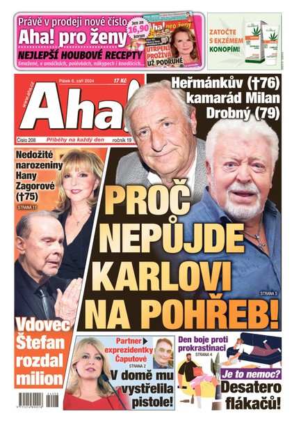 E-magazín AHA! - 06.09.2024 - CZECH NEWS CENTER a. s.