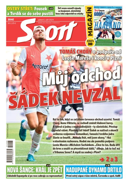 E-magazín Sport - 06.09.2024 - CZECH NEWS CENTER a. s.