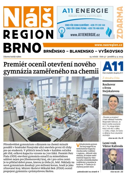 E-magazín Náš Region - Brno 37/2024 - A 11 s.r.o.