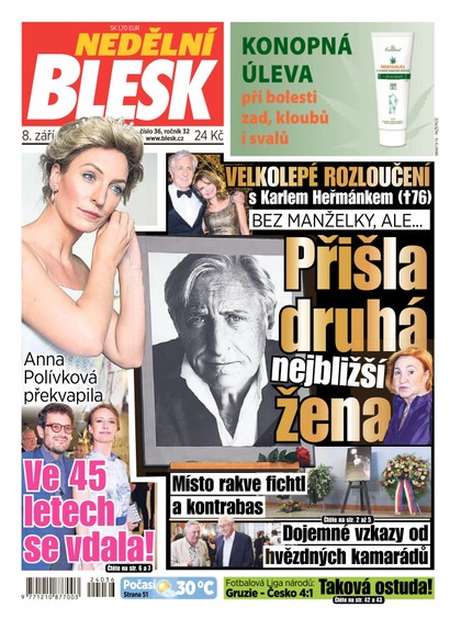 E-magazín NEDĚLNÍ BLESK - 08.09.2024 - CZECH NEWS CENTER a. s.