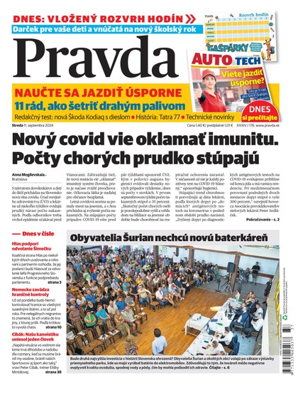 E-magazín Denník Pravda 11. 9. 2024 - OUR MEDIA SR a. s.