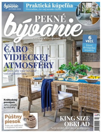 E-magazín Pekné bývanie 2024 10 - Hobby Media