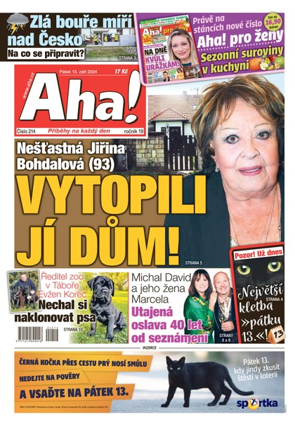 E-magazín AHA! - 13.09.2024 - CZECH NEWS CENTER a. s.