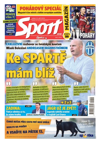 E-magazín Sport - 13.09.2024 - CZECH NEWS CENTER a. s.