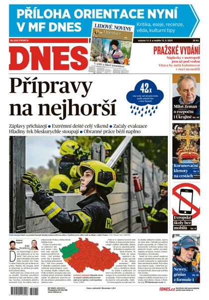 E-magazín MF DNES - 14.09.2024 - MAFRA, a.s.