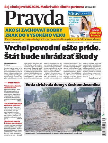 E-magazín Denník Pravda 16. 9. 2024 - OUR MEDIA SR a. s.