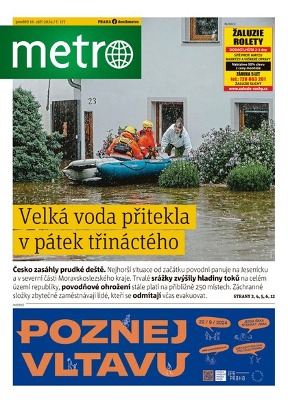 E-magazín METRO - 16.09.2024 - MAFRA, a.s.