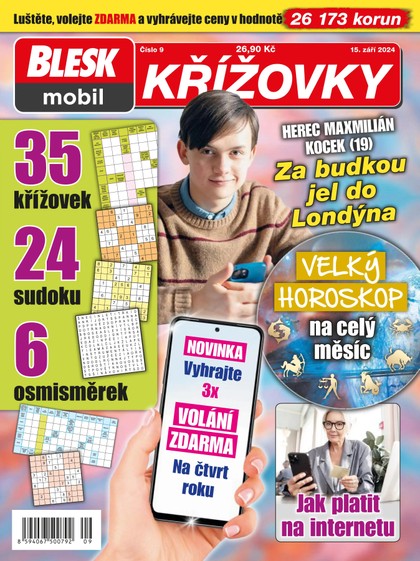 E-magazín BleskMobil křížovky - 9/2024 - CZECH NEWS CENTER a. s.