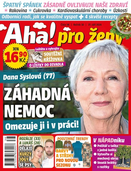 E-magazín AHA! PRO ŽENY - 38/2024 - CZECH NEWS CENTER a. s.