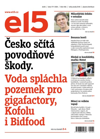 E-magazín E15 - 17.09.2024 - CZECH NEWS CENTER a. s.