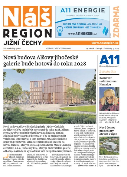 E-magazín Náš Region - Jižní Čechy 38/2024 - A 11 s.r.o.