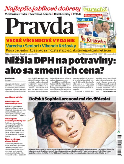 E-magazín Denník Pravda 20. 9. 2024 - OUR MEDIA SR a. s.