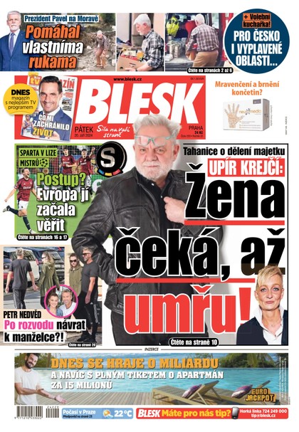 E-magazín Blesk - 20.09.2024 - CZECH NEWS CENTER a. s.