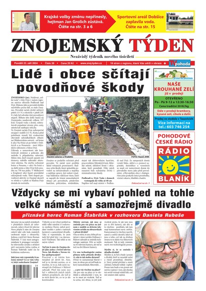 E-magazín Znojemský týden 39/2024 - Znojemský týden