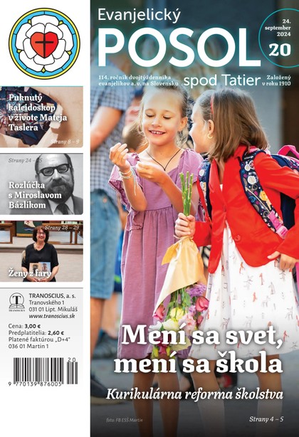 E-magazín Evanjelický posol spod Tatier 20/2024 - TRANOSCIUS a.s.