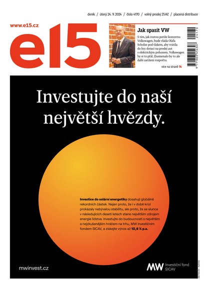 E-magazín E15 - 24.09.2024 - CZECH NEWS CENTER a. s.