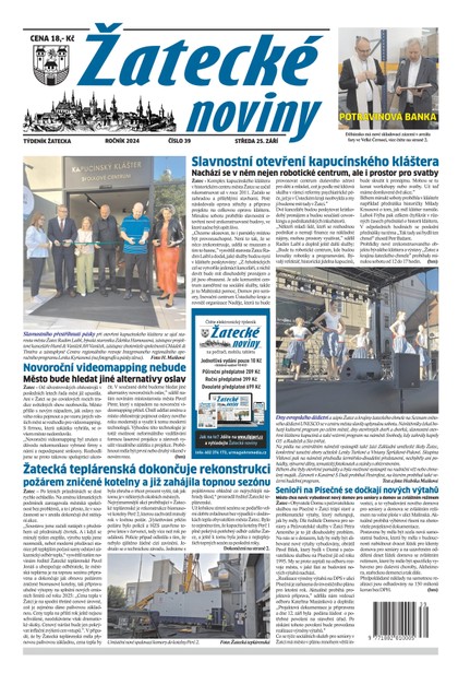 E-magazín Žatecké noviny 39/24 - Ohře Media