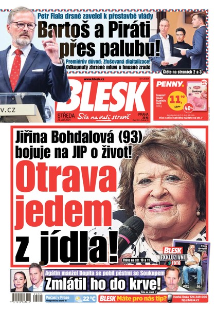 E-magazín Blesk - 25.09.2024 - CZECH NEWS CENTER a. s.