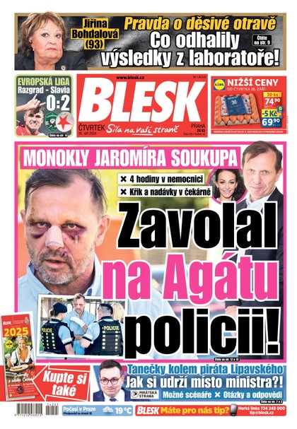 E-magazín Blesk - 26.09.2024 - CZECH NEWS CENTER a. s.