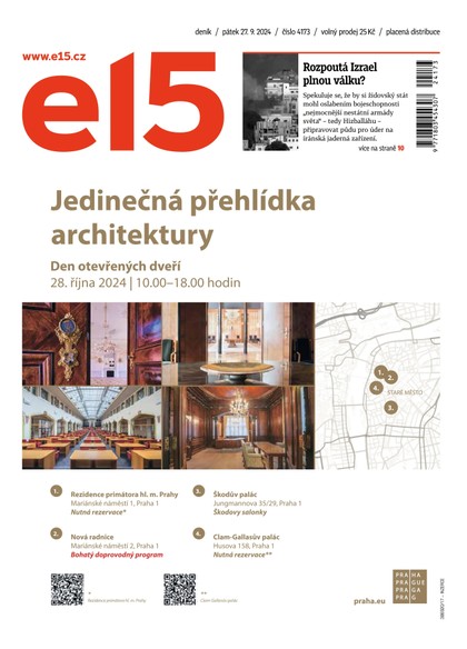 E-magazín E15 - 27.09.2024 - CZECH NEWS CENTER a. s.