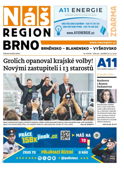 E-magazín Náš Region - Brno 40/2024 - A 11 s.r.o.