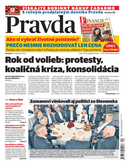 E-magazín Pravda 30.9.2024 - OUR MEDIA SR a. s.