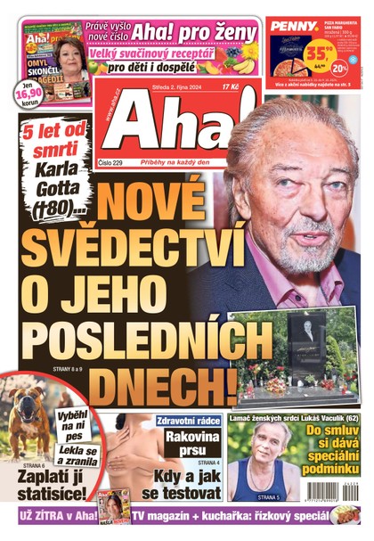 E-magazín AHA! - 02.10.2024 - CZECH NEWS CENTER a. s.