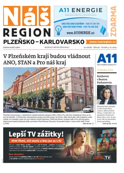 E-magazín Náš Region - Karlovarsko 40/2024 - A 11 s.r.o.