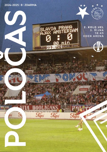 E-magazín Poločas 2024/25 č.8 Slavia - Ajax - SK Slavia Praha