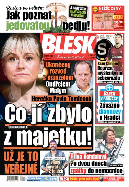 E-magazín Blesk - 03.10.2024 - CZECH NEWS CENTER a. s.